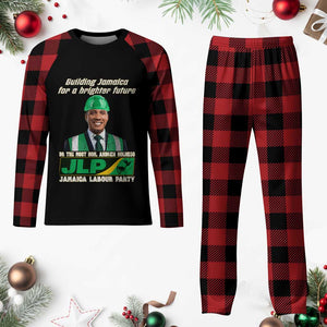Jamaica Labour Party Plaid Pajama Set Andrew Holness JLP Supporter Gifts TS10 Buffalo Plaid Print Your Wear