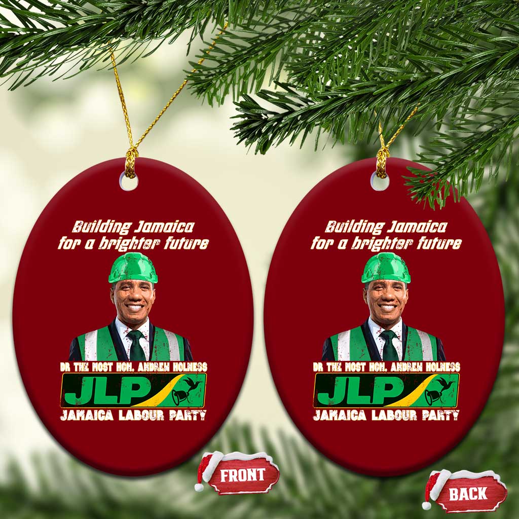 Jamaica Labour Party Ceramic Ornament Andrew Holness JLP Supporter Gifts TS10 Print Your Wear