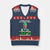 Jamaica Labour Party V-Neck Knit Sweater Vest Andrew Holness JLP Supporter Gifts TS10 Navy Red Print Your Wear