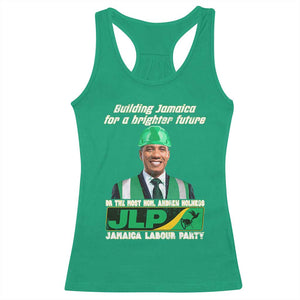 Jamaica Labour Party Racerback Tank Top Andrew Holness JLP Supporter Gifts TS10 Irish Green Print Your Wear