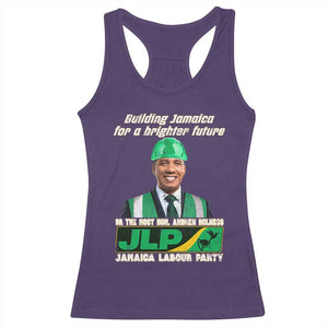 Jamaica Labour Party Racerback Tank Top Andrew Holness JLP Supporter Gifts TS10 Purple Print Your Wear