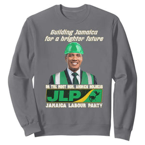 Jamaica Labour Party Sweatshirt Andrew Holness JLP Supporter Gifts TS10 Charcoal Print Your Wear