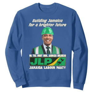 Jamaica Labour Party Sweatshirt Andrew Holness JLP Supporter Gifts TS10 Royal Blue Print Your Wear