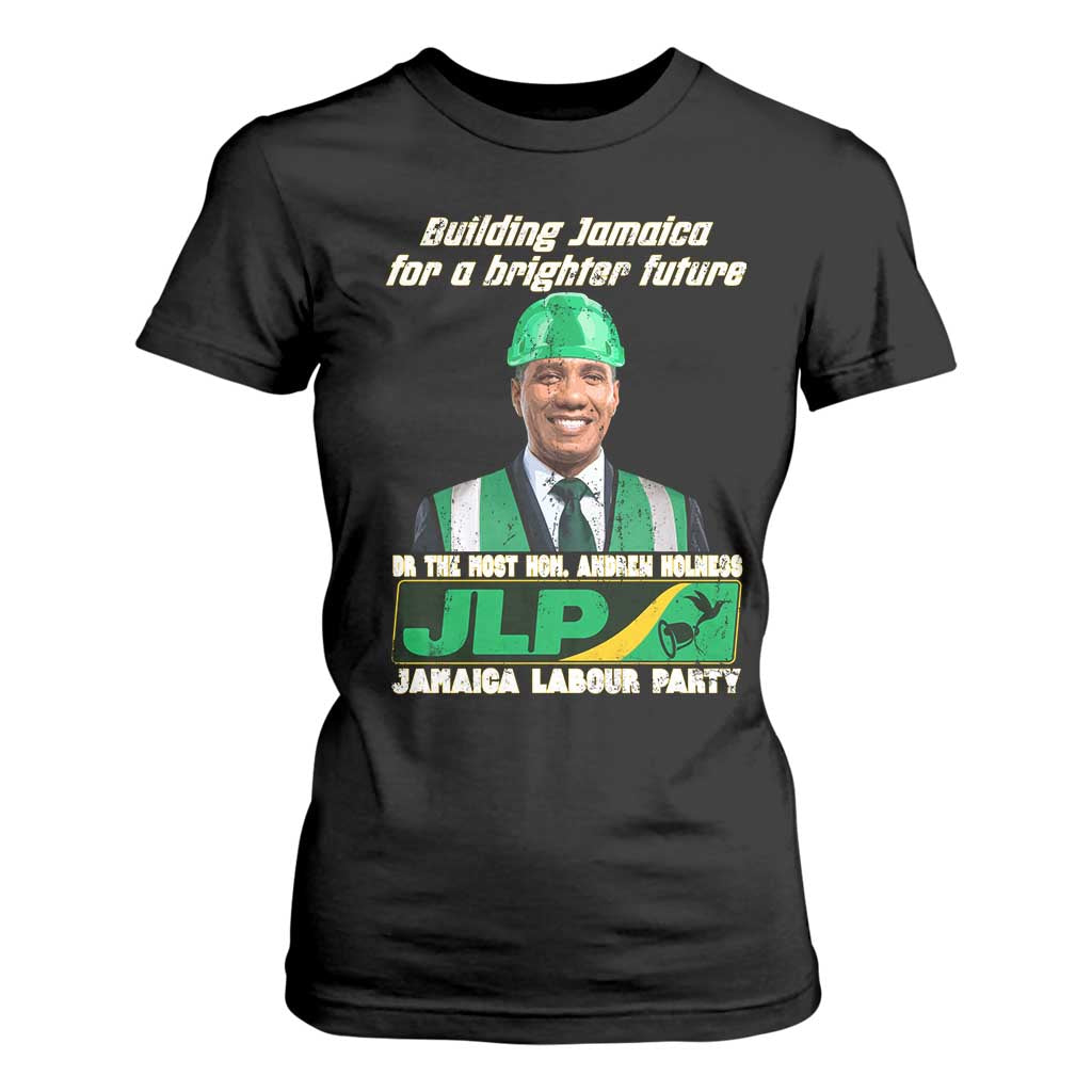 Jamaica Labour Party T Shirt For Women Andrew Holness JLP Supporter Gifts TS10 Black Print Your Wear