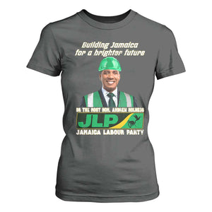 Jamaica Labour Party T Shirt For Women Andrew Holness JLP Supporter Gifts TS10 Dark Heather Print Your Wear