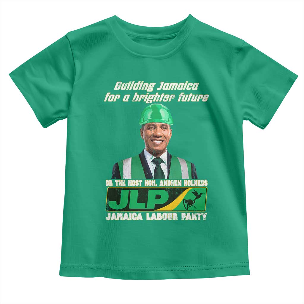 Jamaica Labour Party Toddler T Shirt Andrew Holness JLP Supporter Gifts TS10 Irish Green Print Your Wear