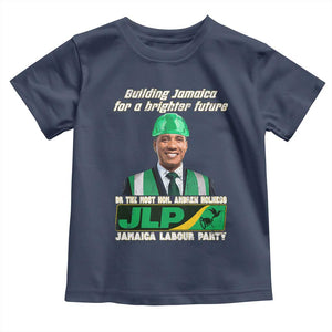 Jamaica Labour Party Toddler T Shirt Andrew Holness JLP Supporter Gifts TS10 Navy Print Your Wear