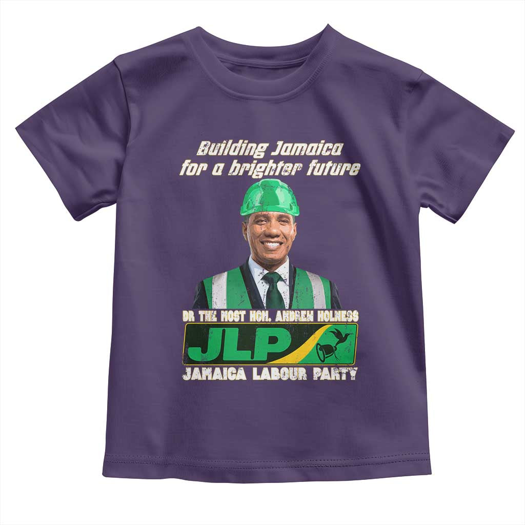 Jamaica Labour Party Toddler T Shirt Andrew Holness JLP Supporter Gifts TS10 Purple Print Your Wear