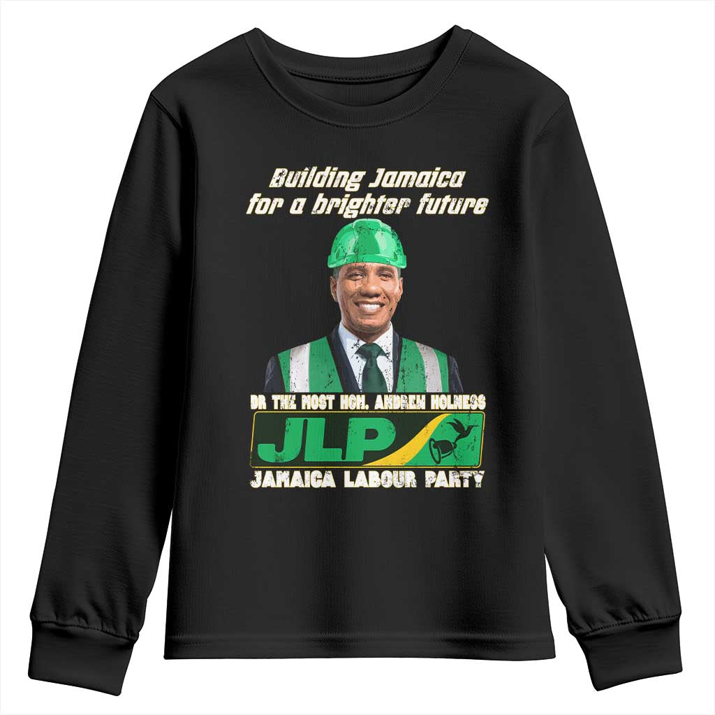 Jamaica Labour Party Youth Sweatshirt Andrew Holness JLP Supporter Gifts TS10 Black Print Your Wear