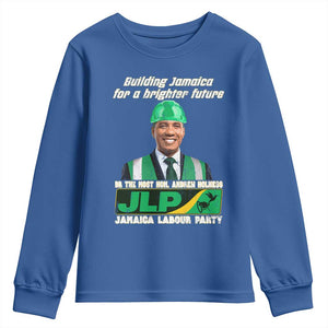 Jamaica Labour Party Youth Sweatshirt Andrew Holness JLP Supporter Gifts TS10 Royal Blue Print Your Wear