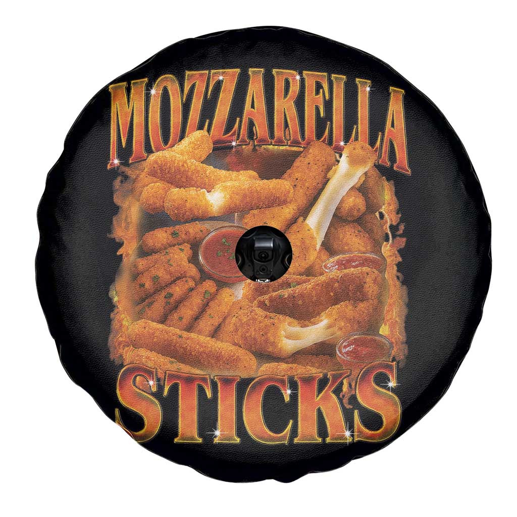 Mozzarella Sticks Spare Tire Cover Funny Foodie Meme Snack Lover Vintage 90s TS10 Print Your Wear