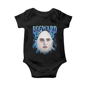Eggward Baby Onesie Funny Unhinged Meme Gen Z Humor Bootleg Graphic TS10 Black Print Your Wear