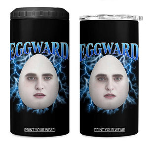 Eggward 4 in 1 Can Cooler Tumbler Funny Unhinged Meme Gen Z Humor Bootleg Graphic TS10 One Size: 16 oz Black Print Your Wear
