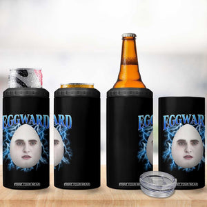 Eggward 4 in 1 Can Cooler Tumbler Funny Unhinged Meme Gen Z Humor Bootleg Graphic TS10 Print Your Wear