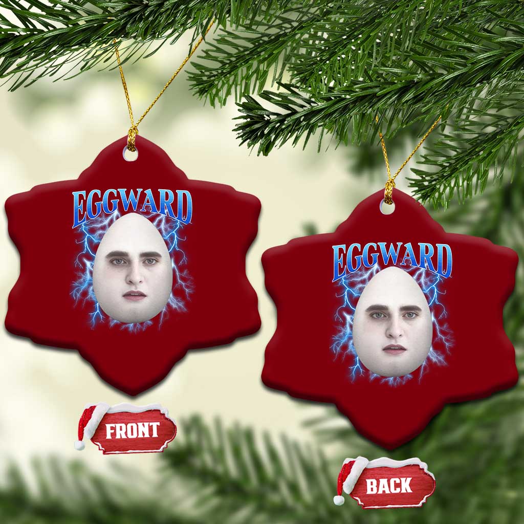 Eggward Ceramic Ornament Funny Unhinged Meme Gen Z Humor Bootleg Graphic TS10 Print Your Wear