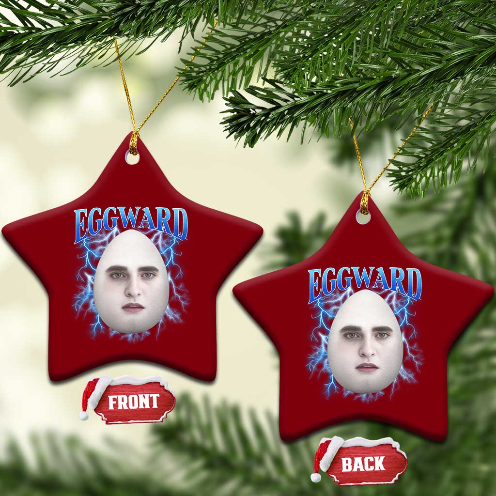 Eggward Ceramic Ornament Funny Unhinged Meme Gen Z Humor Bootleg Graphic TS10 Print Your Wear