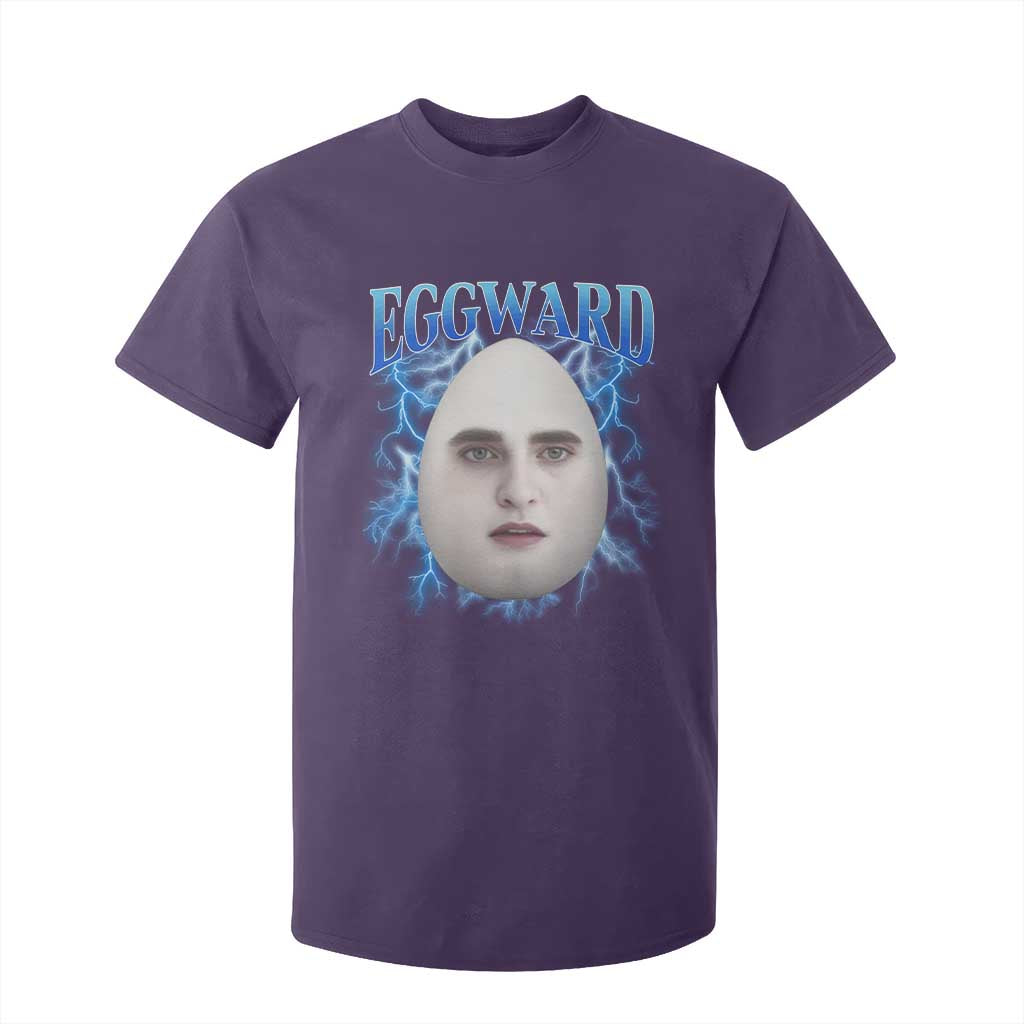 Eggward T Shirt For Kid Funny Unhinged Meme Gen Z Humor Bootleg Graphic TS10 Purple Print Your Wear