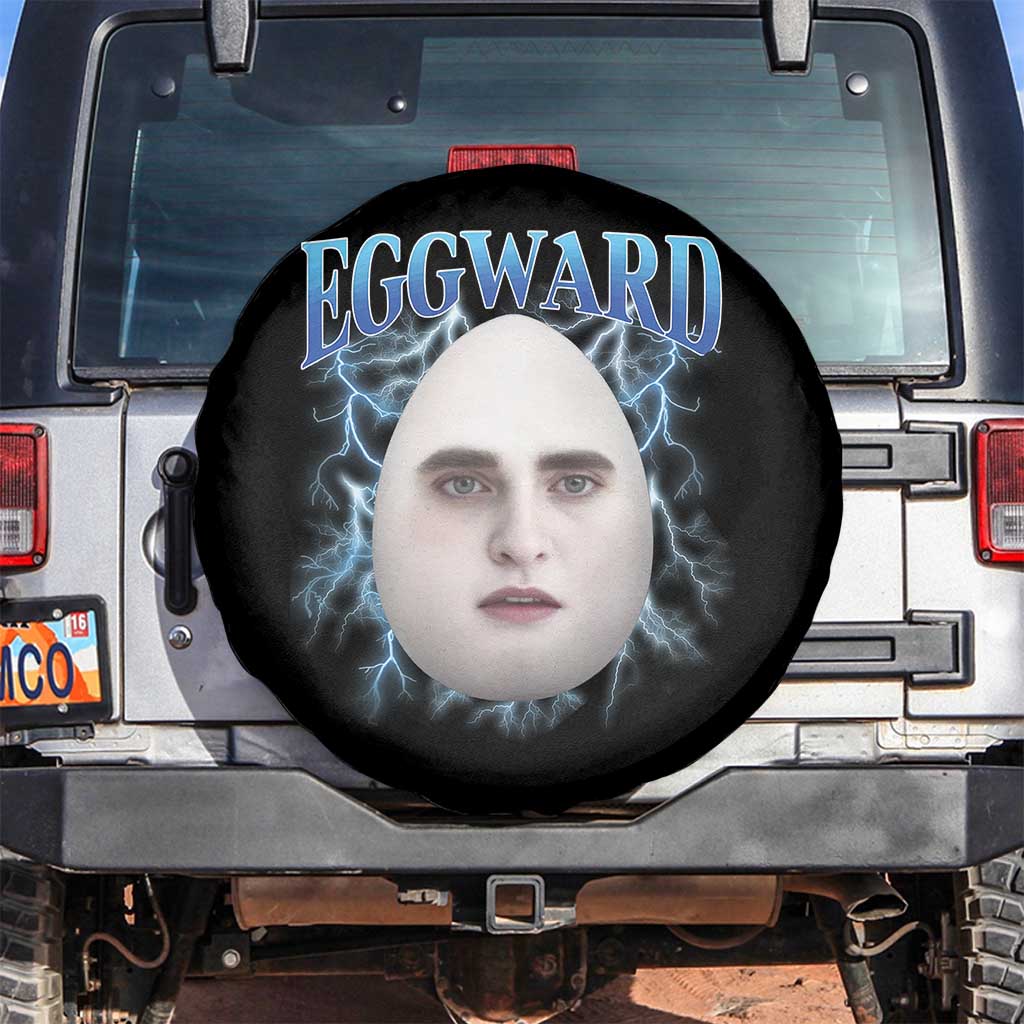 Eggward Spare Tire Cover Funny Unhinged Meme Gen Z Humor Bootleg Graphic TS10 No hole Black Print Your Wear