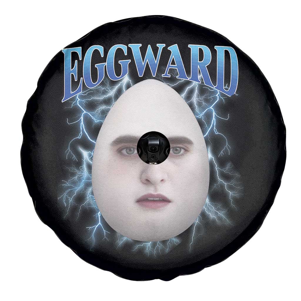 Eggward Spare Tire Cover Funny Unhinged Meme Gen Z Humor Bootleg Graphic TS10 Print Your Wear