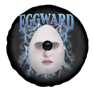 Eggward Spare Tire Cover Funny Unhinged Meme Gen Z Humor Bootleg Graphic TS10 Print Your Wear