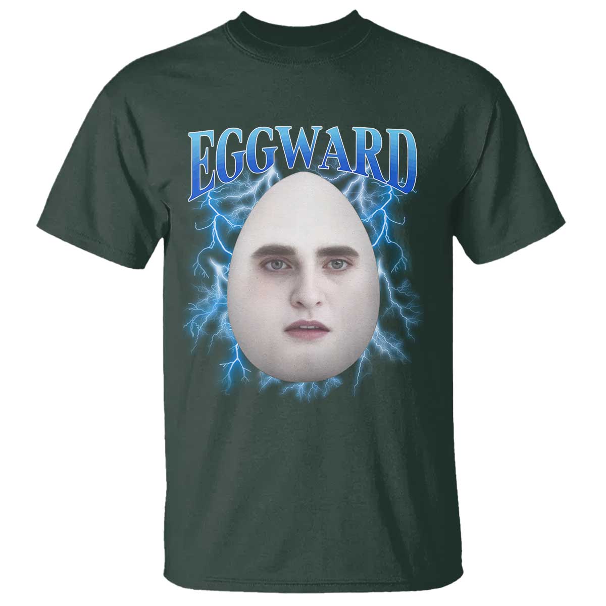 Eggward T Shirt Funny Unhinged Meme Gen Z Humor Bootleg Graphic TS10 Dark Forest Green Print Your Wear