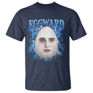 Eggward T Shirt Funny Unhinged Meme Gen Z Humor Bootleg Graphic TS10 Navy Print Your Wear