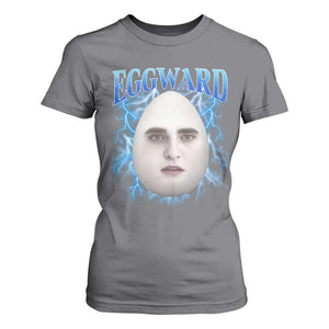 Eggward T Shirt For Women Funny Unhinged Meme Gen Z Humor Bootleg Graphic TS10 Charcoal Print Your Wear