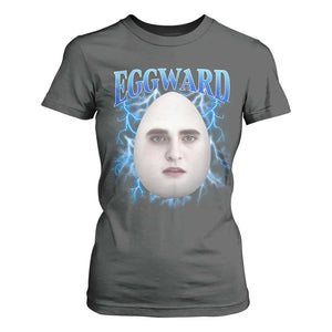 Eggward T Shirt For Women Funny Unhinged Meme Gen Z Humor Bootleg Graphic TS10 Dark Heather Print Your Wear