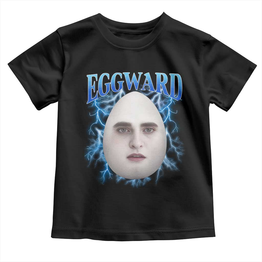Eggward Toddler T Shirt Funny Unhinged Meme Gen Z Humor Bootleg Graphic TS10 Black Print Your Wear
