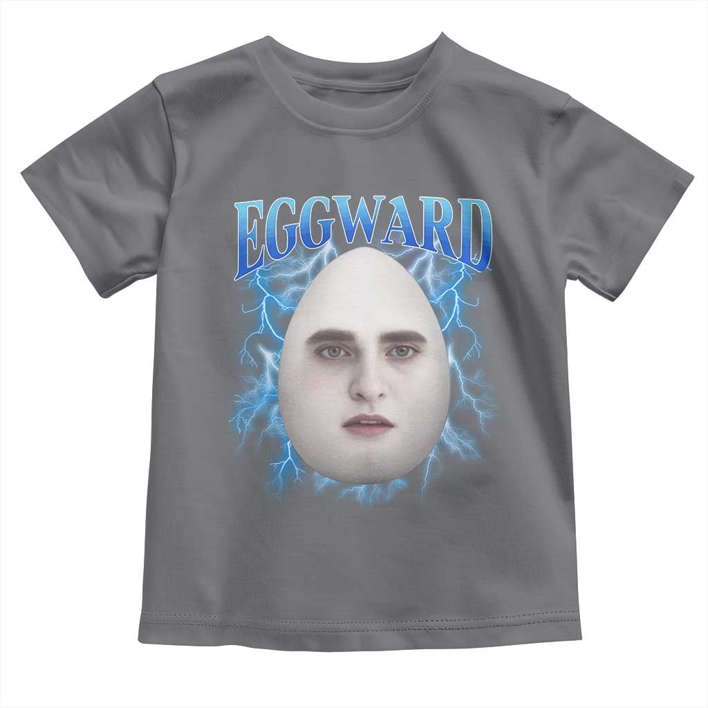 Eggward Toddler T Shirt Funny Unhinged Meme Gen Z Humor Bootleg Graphic TS10 Charcoal Print Your Wear