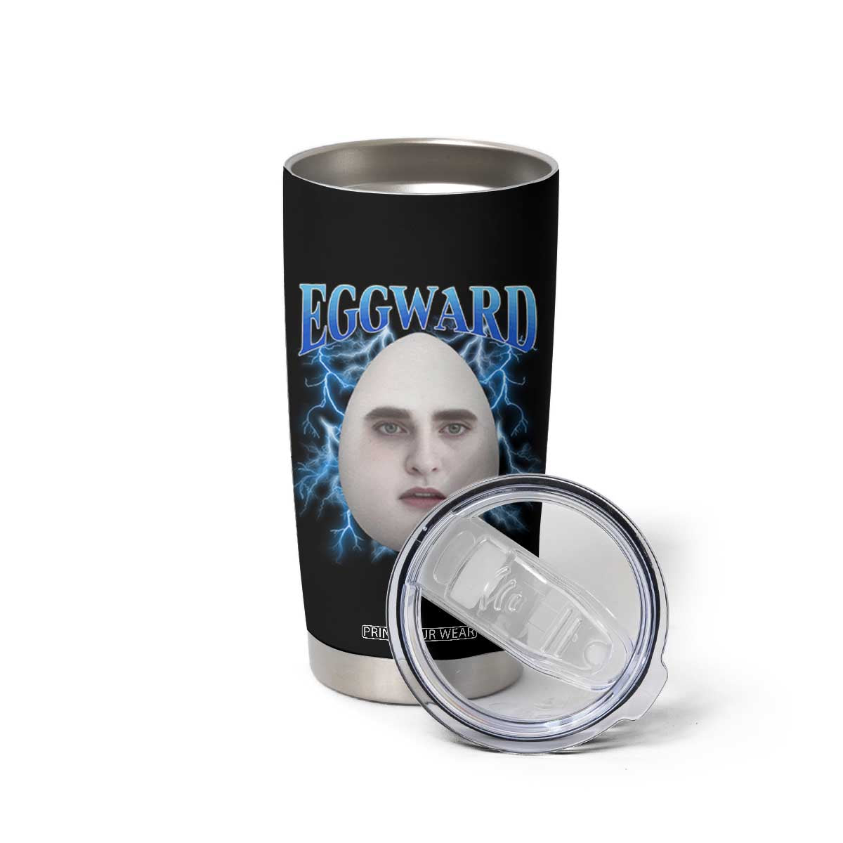 Eggward Tumbler Cup Funny Unhinged Meme Gen Z Humor Bootleg Graphic TS10 Print Your Wear