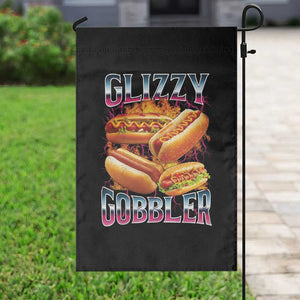 Glizzy Gobbler Garden Flag Vintage Hot Dog Meme Funny Foodie Gen Z TS10 Print Your Wear