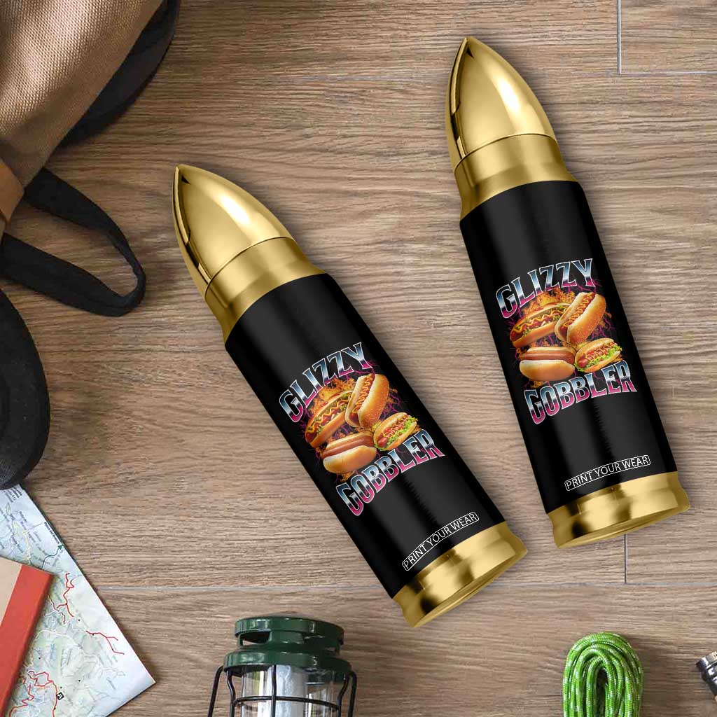 Glizzy Gobbler Bullet Tumbler Vintage Hot Dog Meme Funny Foodie Gen Z TS10 Print Your Wear