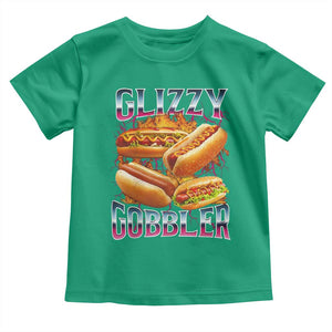 Glizzy Gobbler Toddler T Shirt Vintage Hot Dog Meme Funny Foodie Gen Z TS10 Irish Green Print Your Wear