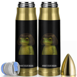 Funny Frog Bob Haircut Meme Bullet Tumbler Silly Toad Trends TS10 Black Print Your Wear