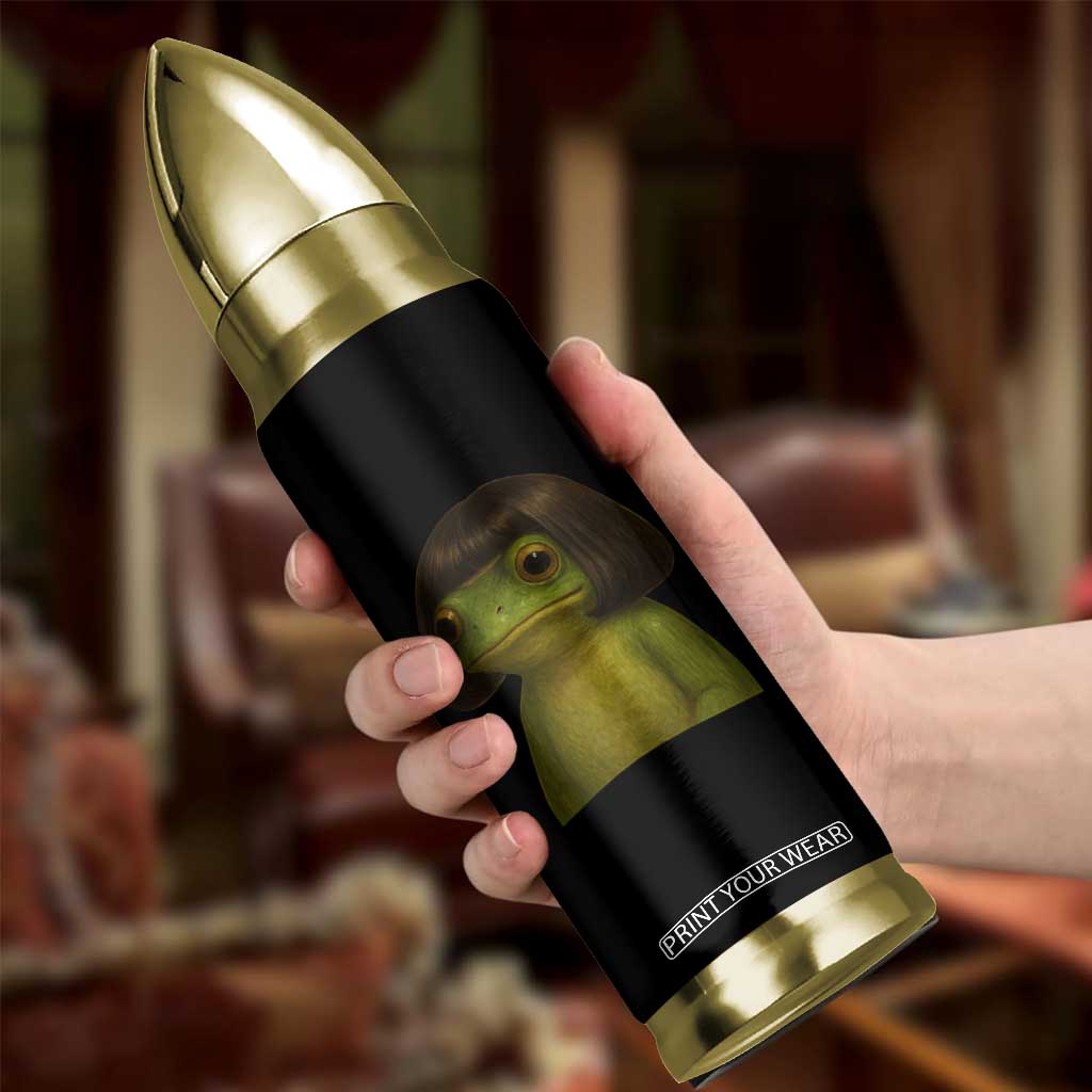 Funny Frog Bob Haircut Meme Bullet Tumbler Silly Toad Trends TS10 Print Your Wear