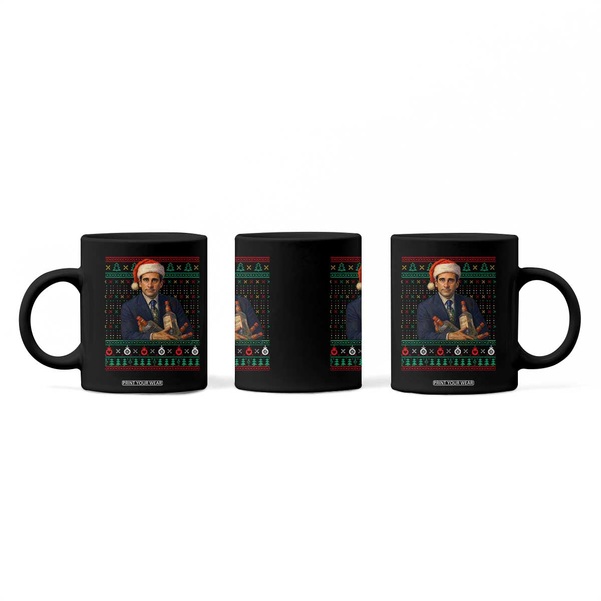 Office Christmas Movie Coffee Mug Funny Retro 90s Movie Ugly Xmas TS10 Print Your Wear