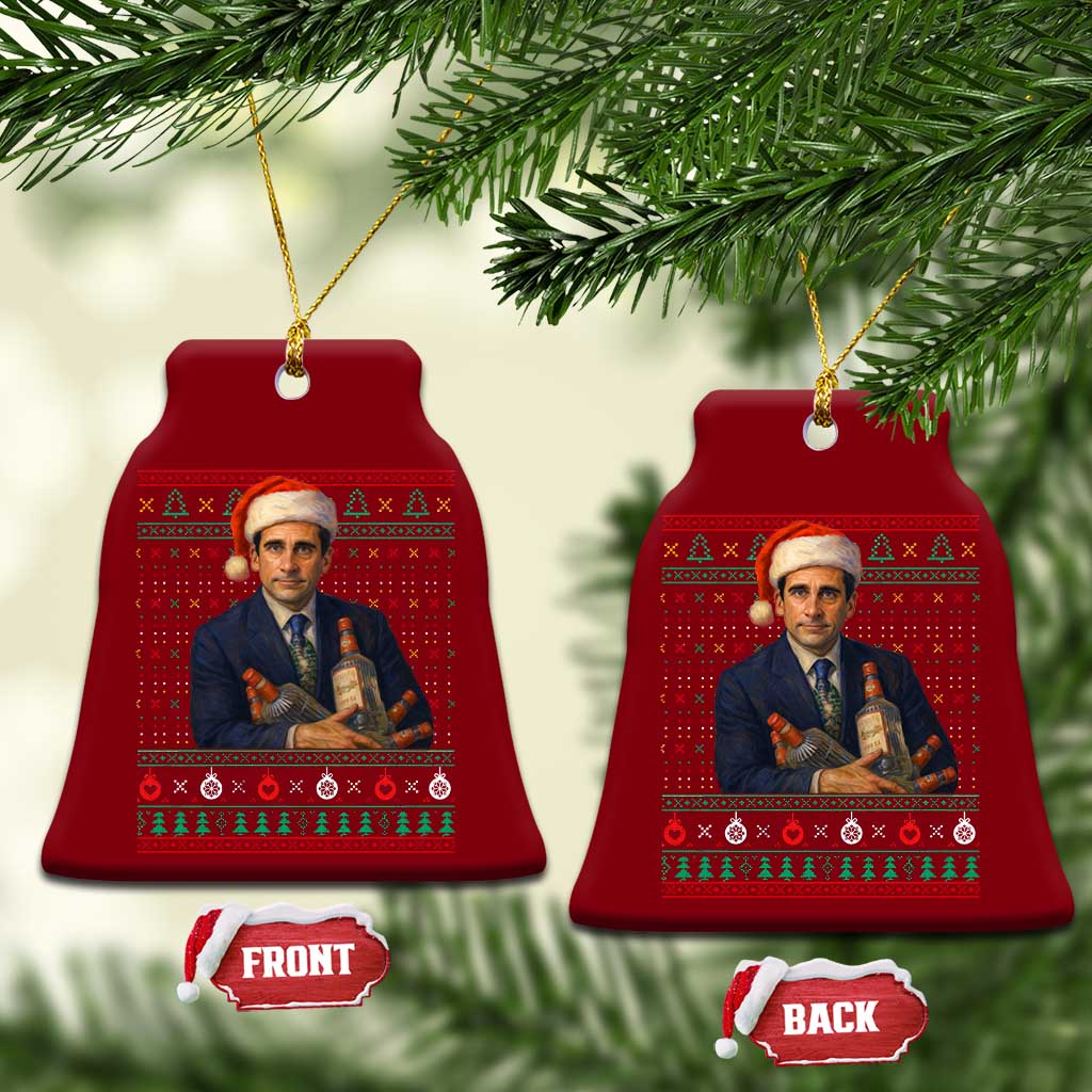 Office Christmas Movie Ceramic Ornament Funny Retro 90s Movie Ugly Xmas TS10 Print Your Wear