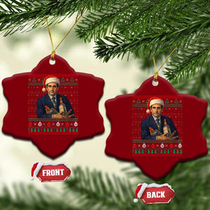 Office Christmas Movie Ceramic Ornament Funny Retro 90s Movie Ugly Xmas TS10 Print Your Wear