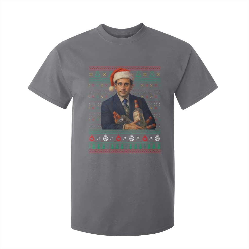 Office Christmas Movie T Shirt For Kid Funny Retro 90s Movie Ugly Xmas TS10 Charcoal Print Your Wear