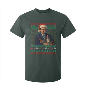 Office Christmas Movie T Shirt For Kid Funny Retro 90s Movie Ugly Xmas TS10 Dark Forest Green Print Your Wear