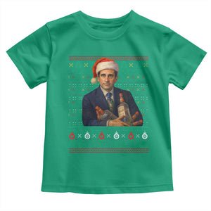 Office Christmas Movie Toddler T Shirt Funny Retro 90s Movie Ugly Xmas TS10 Irish Green Print Your Wear