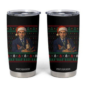 Office Christmas Movie Tumbler Cup Funny Retro 90s Movie Ugly Xmas TS10 Black Print Your Wear