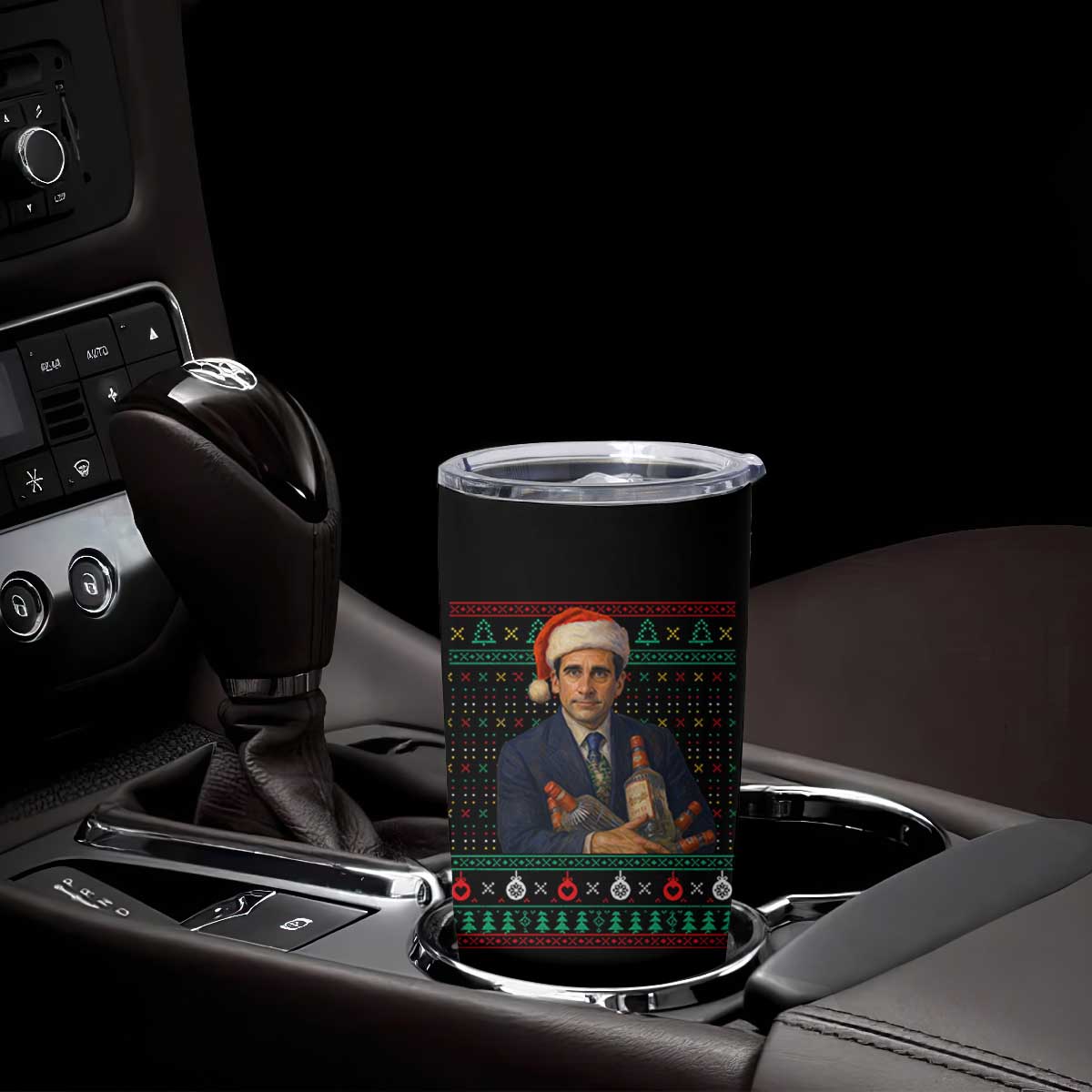Office Christmas Movie Tumbler Cup Funny Retro 90s Movie Ugly Xmas TS10 Print Your Wear