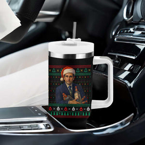 Office Christmas Movie Tumbler With Handle Funny Retro 90s Movie Ugly Xmas TS10 Print Your Wear