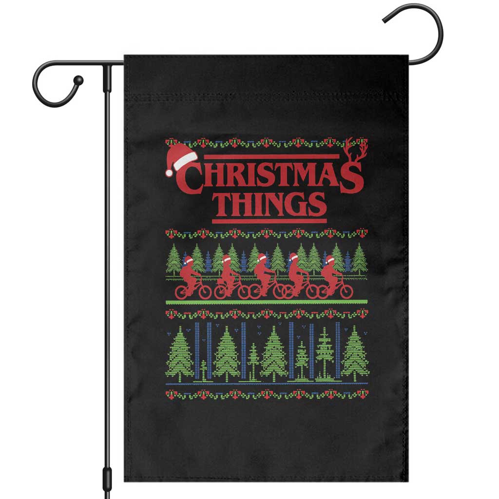 Christmas Things Garden Flag Vintage Movie TV Series Retro TS10 Black Print Your Wear