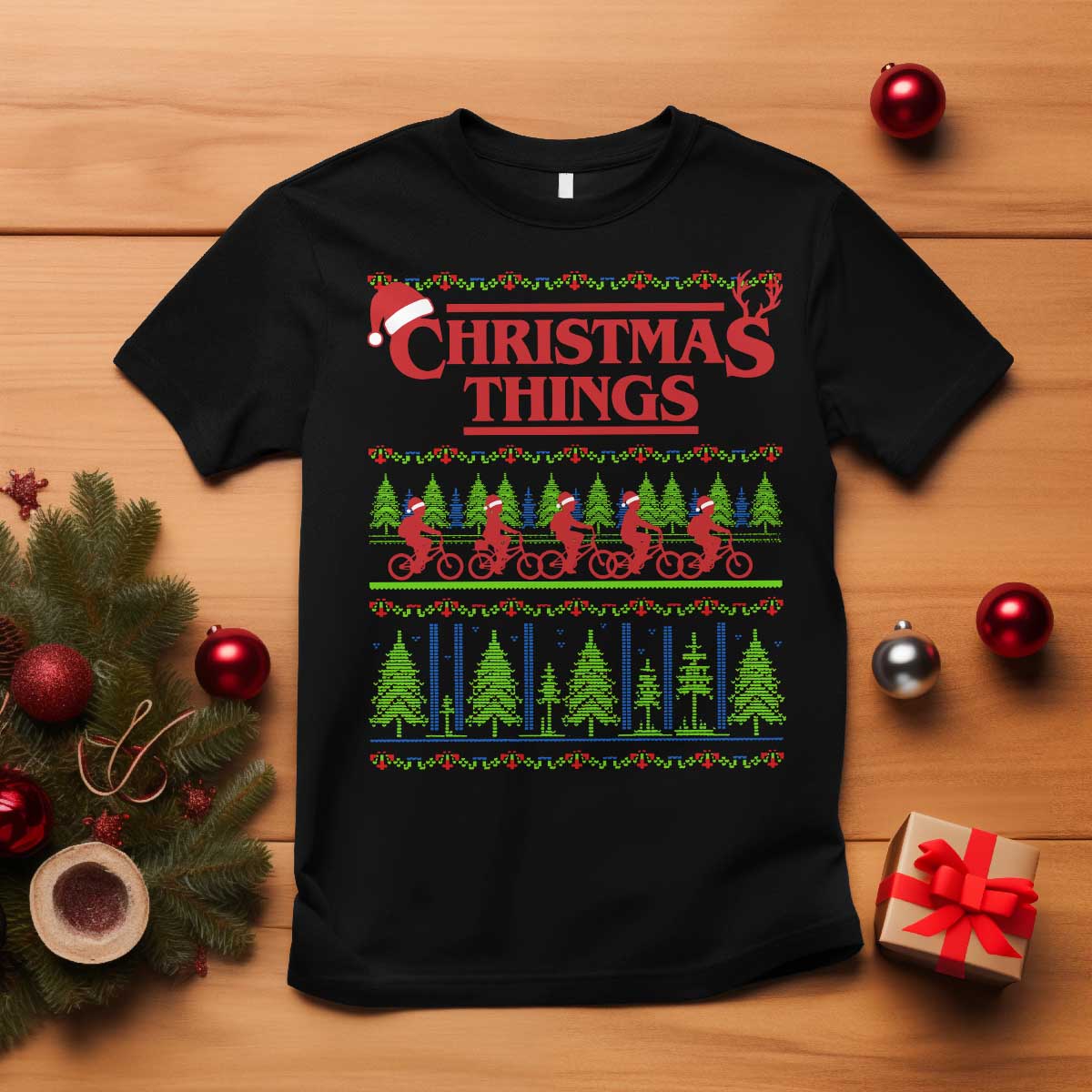 Christmas Things T Shirt Vintage Movie TV Series Retro TS10 Black Print Your Wear
