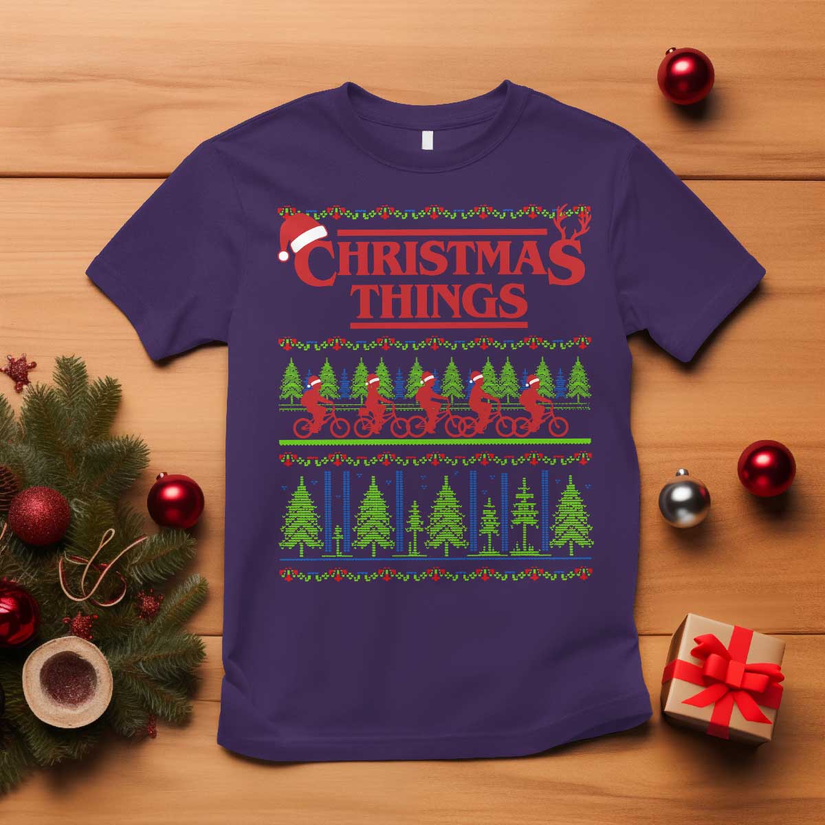 Christmas Things T Shirt Vintage Movie TV Series Retro TS10 Purple Print Your Wear
