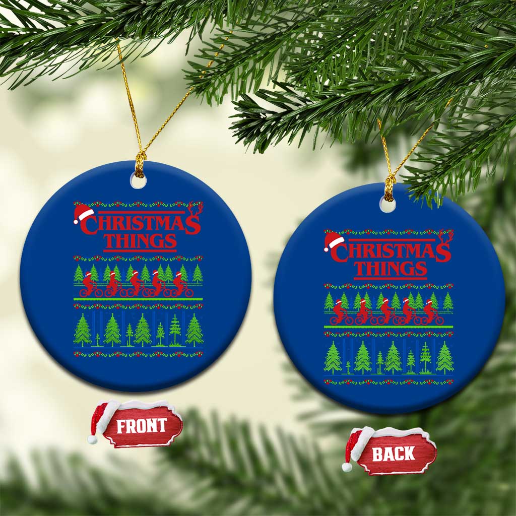 Christmas Things Ceramic Ornament Vintage Movie TV Series Retro TS10 1pc Blue Print Your Wear