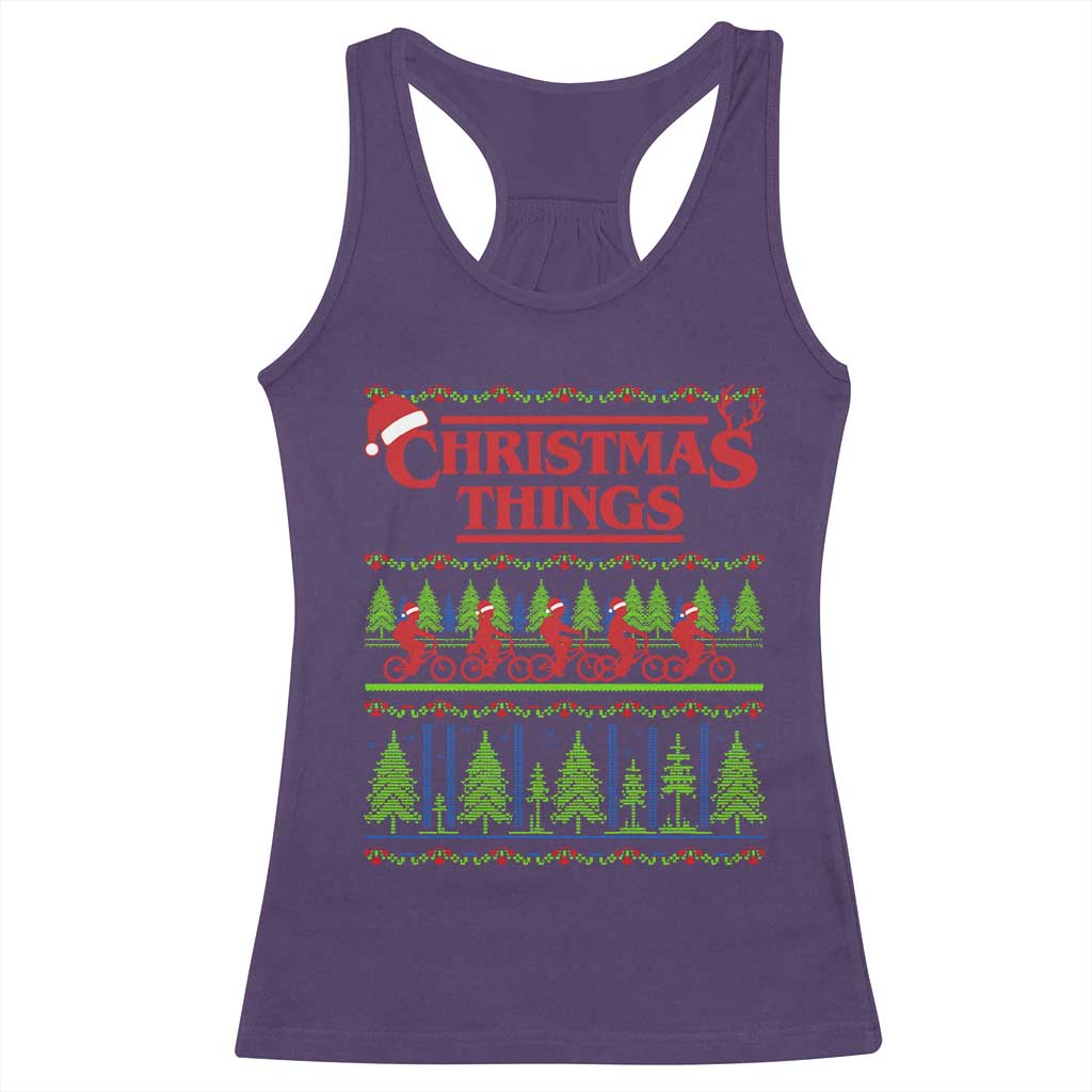 Christmas Things Racerback Tank Top Vintage Movie TV Series Retro TS10 Purple Print Your Wear